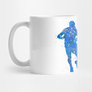 Basketball Dirbble - Blue Mug